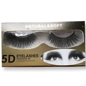 natural and Soft Eyelashes 5D